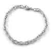 Fort Tempus Bracelet Argenté Décontracté En Acier Inoxydable 20