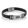 Fort Tempus Bracelet En Caoutchouc Avec Ornement Labyrinthe 22