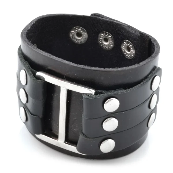 Collin Rowe Bracelet Noir à Passant 1