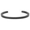 Lucleon Bracelet Manchette Noir à Profil étroit 20