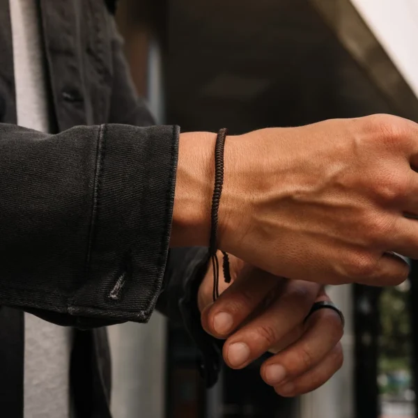 Waykins Bracelet De Noeud Chanceux Brun Whit 4