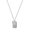Lucleon Collier à Pendentif Argenté ID Et Zircone 19