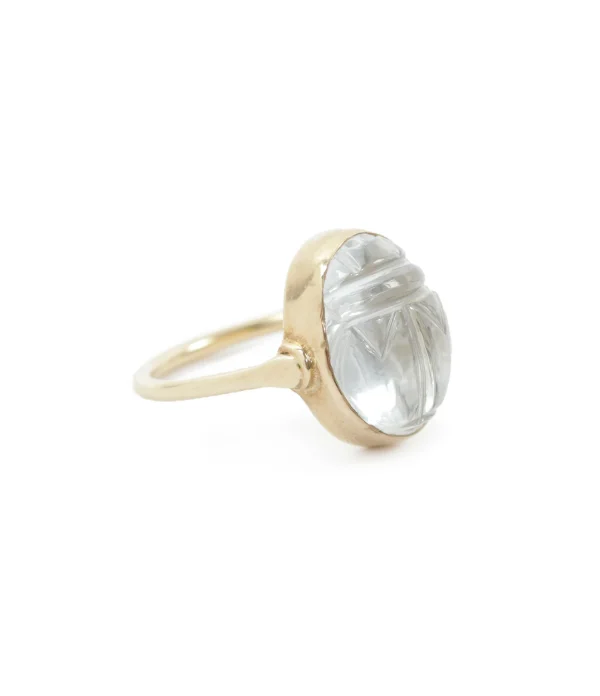 VADI JEWELS Bague Scarabée Cristal 1