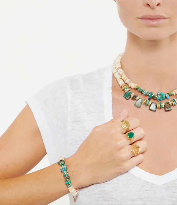 VADI JEWELS Bague Sphinx Onyx Vert 3
