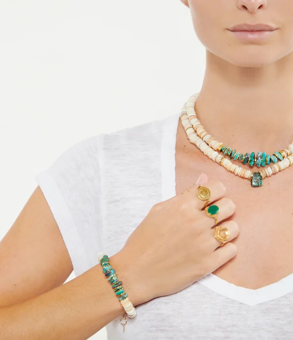 VADI JEWELS Bague Sphinx Onyx Vert 4