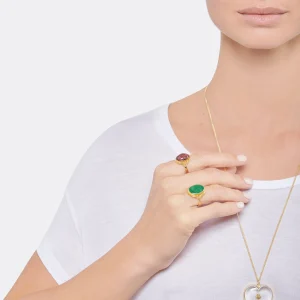 VADI JEWELS Bague Sphinx Big Émeraude 6