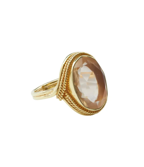 VADI JEWELS Bague Sphinx Big Citrine 1