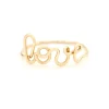 ATELIER PAULIN Bague Originale Love Gold Filled Jaune 8