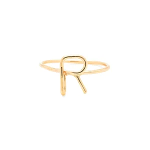 ATELIER PAULIN Bague Capitale Initiale Or Jaune 11