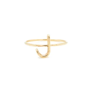 ATELIER PAULIN Bague Capitale Initiale Or Jaune 13