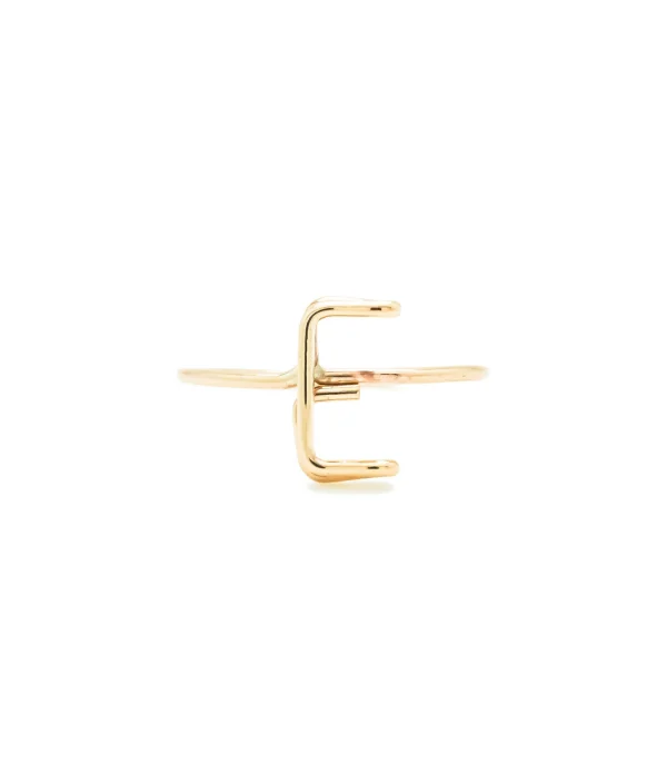 ATELIER PAULIN Bague Capitale Initiale Or Jaune 5