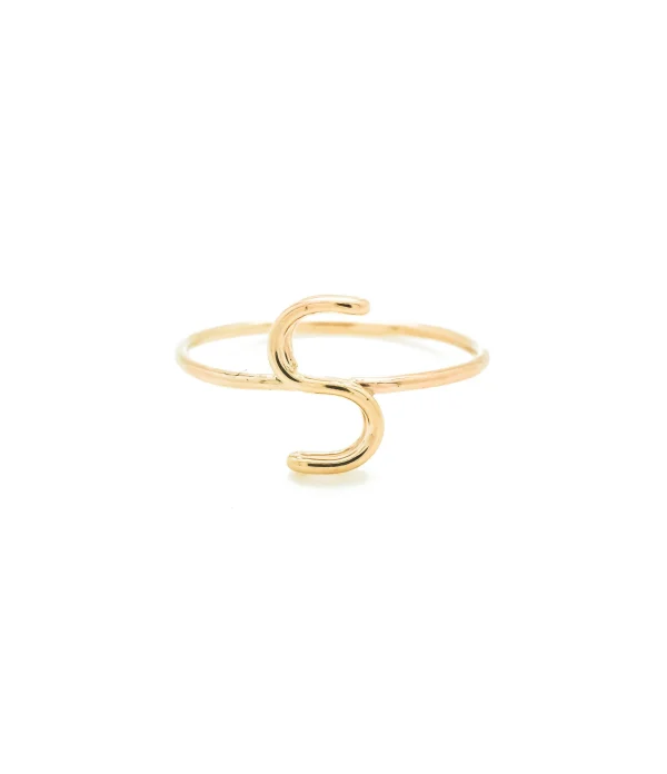 ATELIER PAULIN Bague Capitale Initiale Or Jaune 6