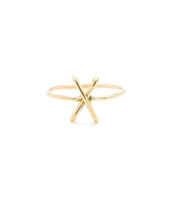 ATELIER PAULIN Bague Capitale Initiale Or Jaune 7