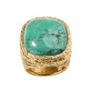 AURELIE BIDERMANN Chevalière Miki Turquoise 14