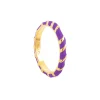 CABIROL Bague Aimée Vermeil Violet 8