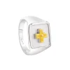 CABIROL Chevalière Destin GM Argent Vermeil 10