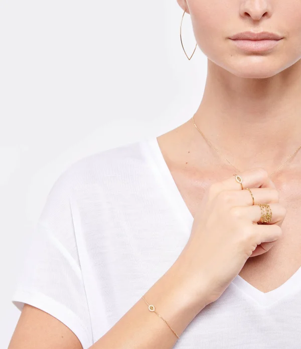 CHARLET Bague Diamantée 1 Chaîne Or Jaune 3