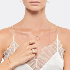 GINETTE NY Bague Tiny Fusion Or Rose 9