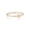 GINETTE NY Bague Mini Star Diamants Or Rose 10
