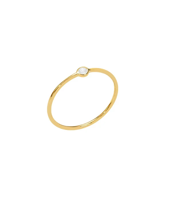 AND…PARIS Bague Memory Diamant Or Jaune 1