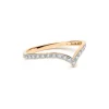 GINETTE NY Bague Wise Large Or Rose Diamants 13