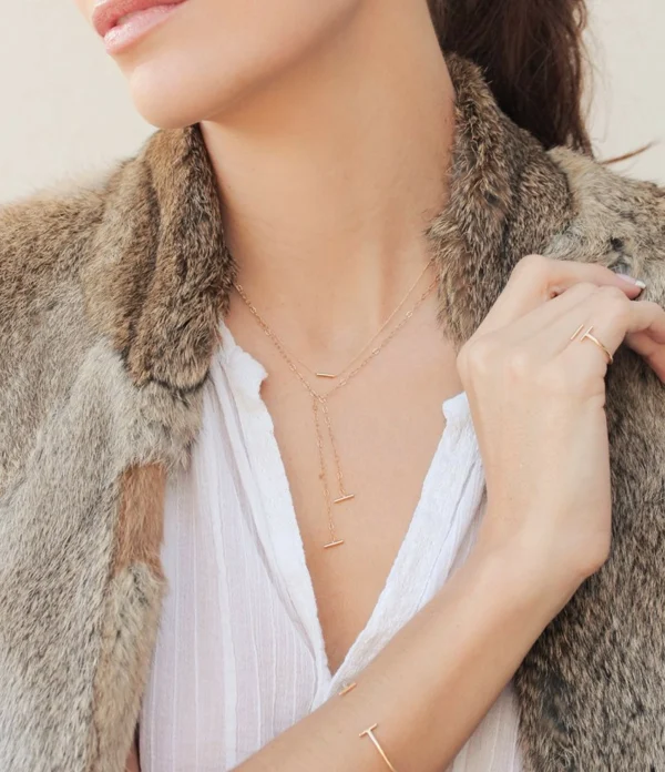 GINETTE NY Bague Ouverte Or Rose 3