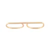 GINETTE NY Bague Double Arc & Arrow Or Rose 10