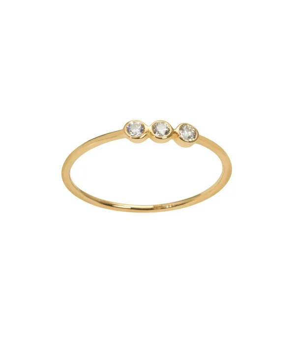 AND…PARIS Bague Trilogie Diamants Or 1