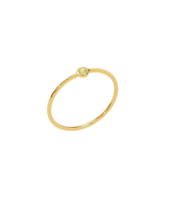 AND…PARIS Bague Memory Saphir Jaune Or Jaune 1