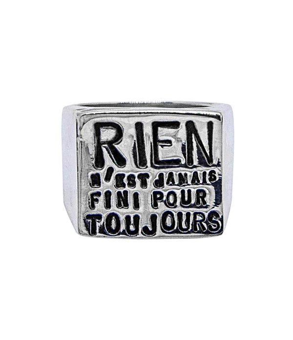 SERGE THORAVAL Chevalière Rien… Argent 1