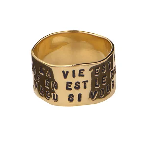 SERGE THORAVAL Bague Rêve Bis Vermeil 9