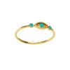 AND…PARIS Bague Œil Turquoise Or 13