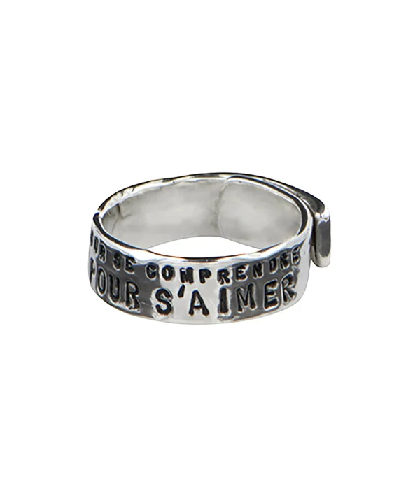 SERGE THORAVAL Bague Fine Les Hommes Argent 1