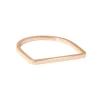 VANRYCKE Bague Medellin Carré Or Rose 7