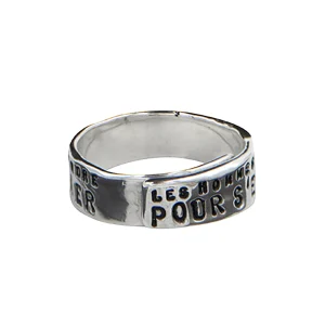 SERGE THORAVAL Bague Fine Les Hommes Argent 13