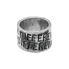 SERGE THORAVAL Bague Love Argent 19