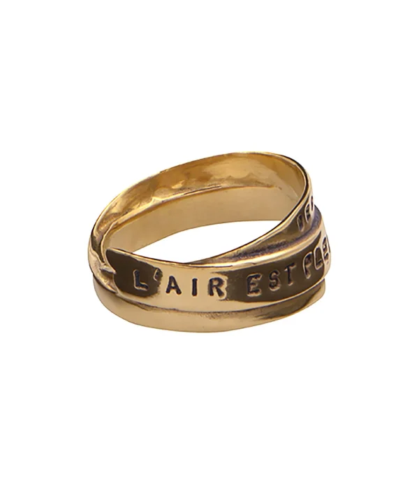 SERGE THORAVAL Bague Frisson Vermeil 4