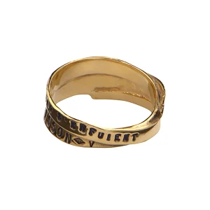 SERGE THORAVAL Bague Frisson Vermeil 13