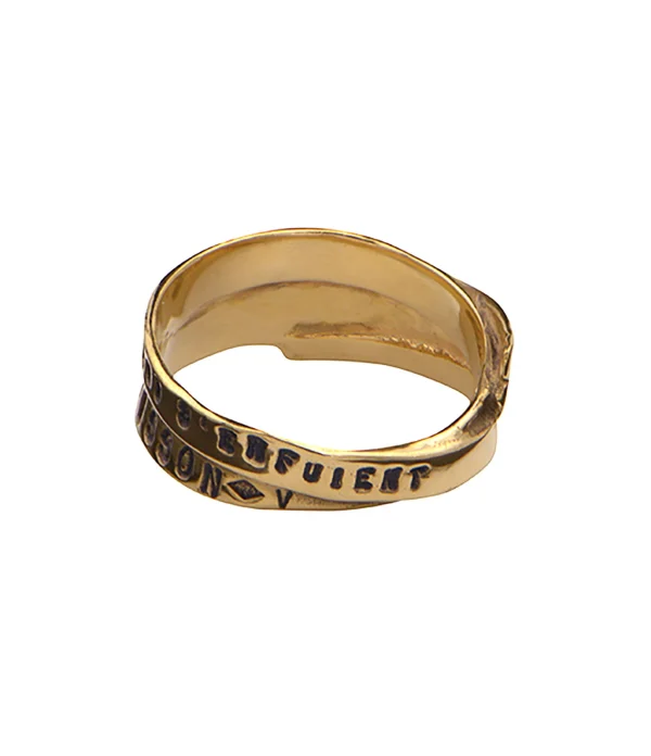 SERGE THORAVAL Bague Frisson Vermeil 5