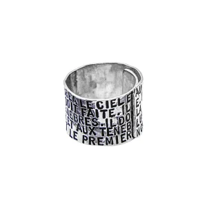 SERGE THORAVAL Bague Genèse Argent 8
