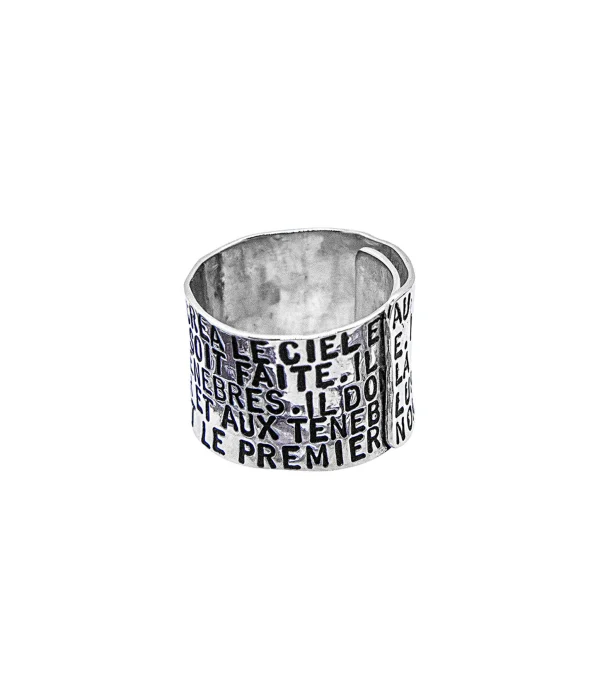 SERGE THORAVAL Bague Genèse Argent 3