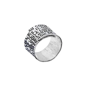 SERGE THORAVAL Bague Genèse Argent 10