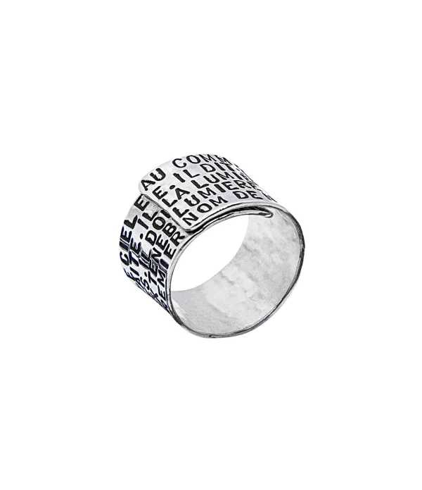 SERGE THORAVAL Bague Genèse Argent 4