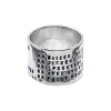 SERGE THORAVAL Bague Large Edmond Rostand Un Baiser Argent 11