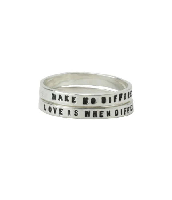 SERGE THORAVAL Bagues Love Is Argent 1