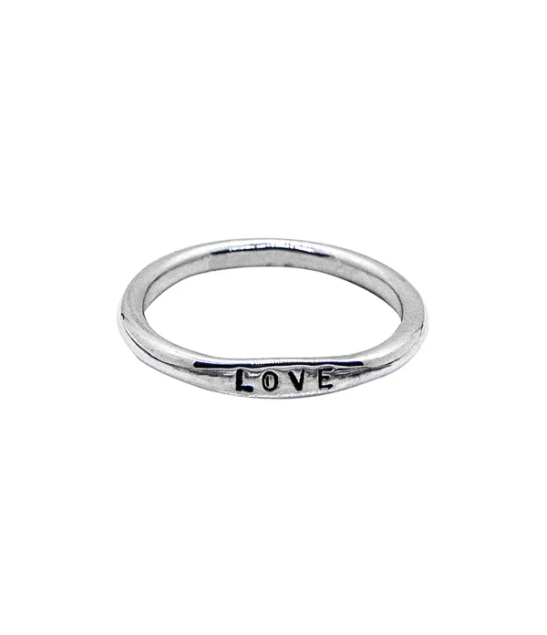 SERGE THORAVAL Bague Love 2 Argent 1