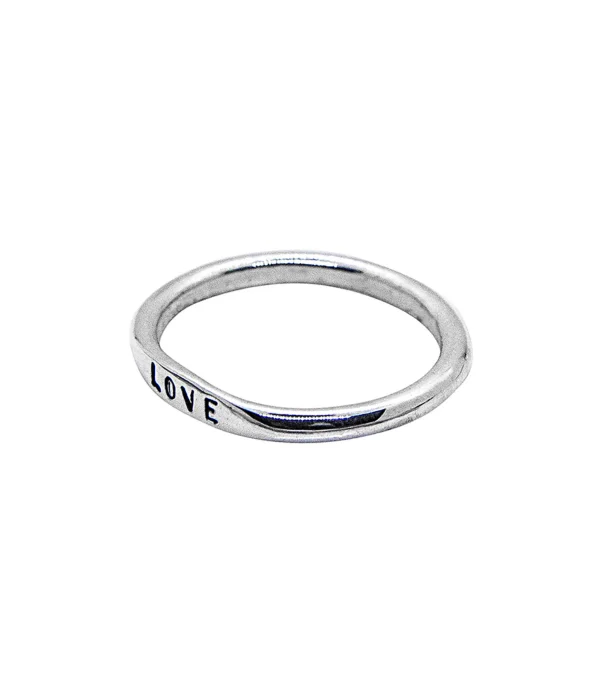 SERGE THORAVAL Bague Love 2 Argent 3