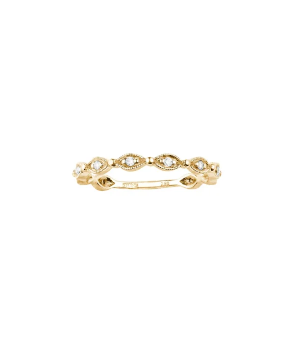 STONE PARIS Bague Yasmine Or Diamants Blancs 5