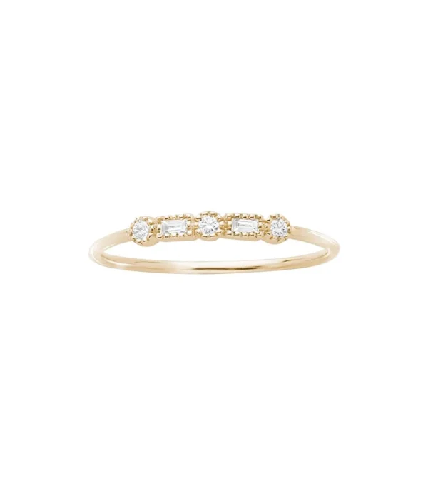 STONE PARIS Bague Simple Serenity Or Diamants 3