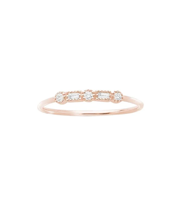 STONE PARIS Bague Simple Serenity Or Diamants 4